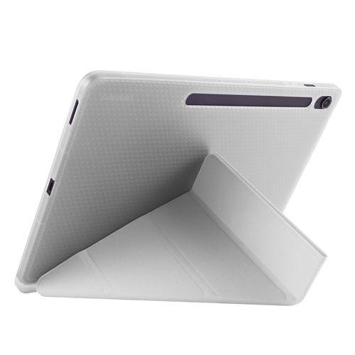 Galaxy Tab S10 FE Plus Kılıf Zore Tri Folding Kalem Bölmeli Standlı Kılıf