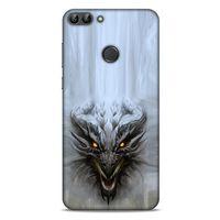 Huawei Psmart Kılıf Dragons (11) Tam Koruma Beyaz Ejderha