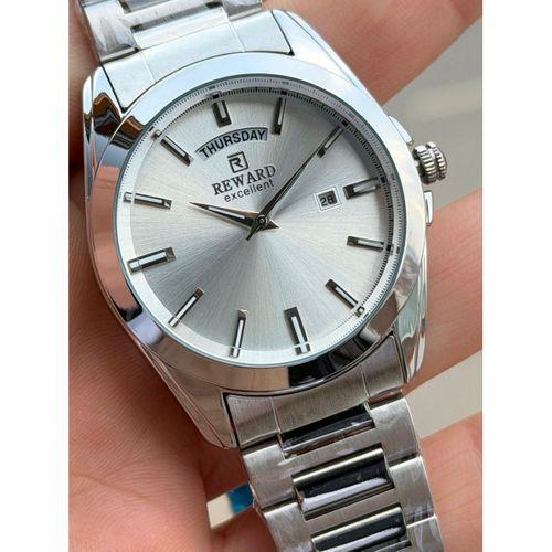 Reward Çelik Kordon 5 Atm Suya Dayanıklı Takvimli Kadran 2 Yıl Garantili Erkek Kol Saati FT.GL.M02.1