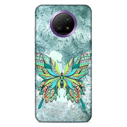 Lopard Xiaomi Redmi Note 9 5g Uyumlu Kılıf Tattoo's (22) Tam Koruma Kılıfı Kelebek Dövme