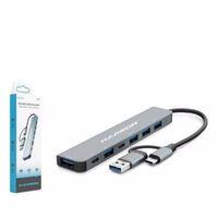 Hadron Hdx7827 Type-c Hub 2-type-c + 4-usb3.0 + 7ın1 Gri