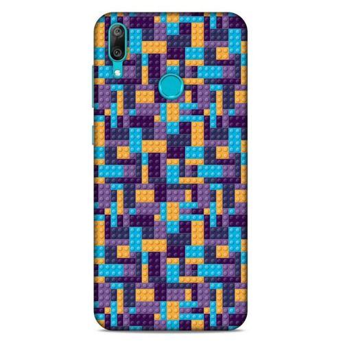 Lopard Huawei Y7 Prime 2019 Uyumlu Kılıf BloX (49) Ultra Silikon Kılıf Mor Orange