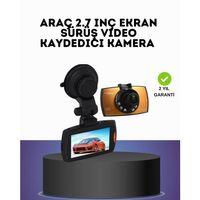 Hd Araç Kamerası 2.7 İnç Ekran G Sensor Destekli