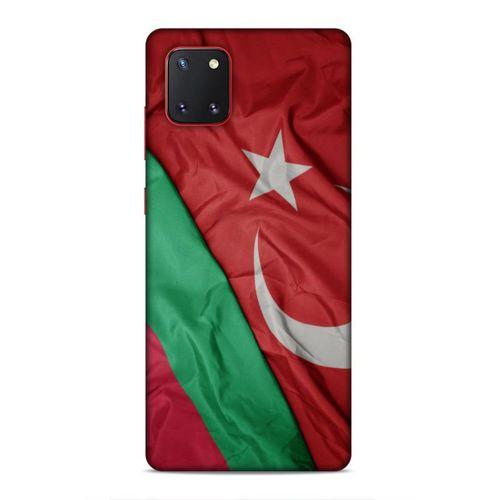 Samsung Galaxy Note 10 Lite Uyumlu Kılıf Azarbaijan (10) Full Koruma Kılıfı Türk & Azerbaycan Bayrak