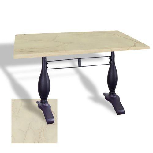 Dockers Çipa 3011 Döküm Ayak Masa 70x120 cm - (Werzalit, Wermodin ve Allzalit Tabla) - Golden Marble