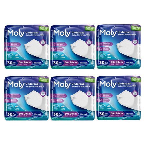 Moly Yatak Koruyucu Örtü 60 x 90 cm 180'li