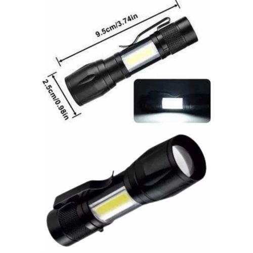 Uzun Menzilli Şarjlı El Feneri Uzun Ömürlü Led Işık Lamba