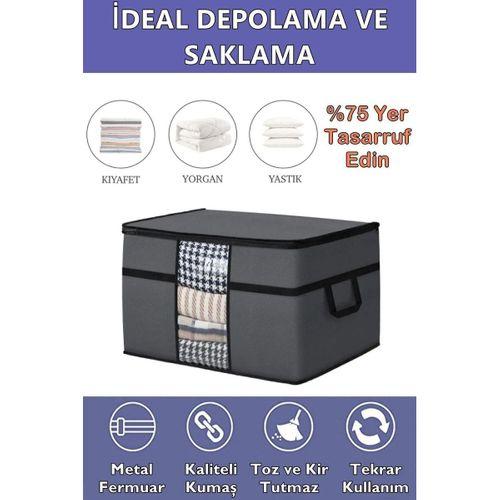 6 Adet Pencereli Yastık Hurcu Antrasit