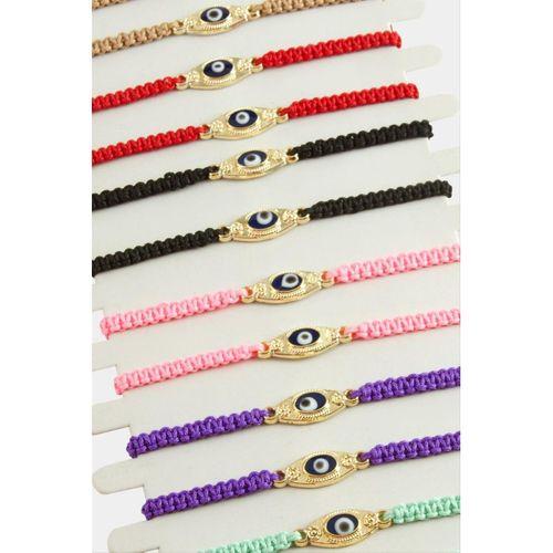 Nazar Makrome Örgülü Bileklik