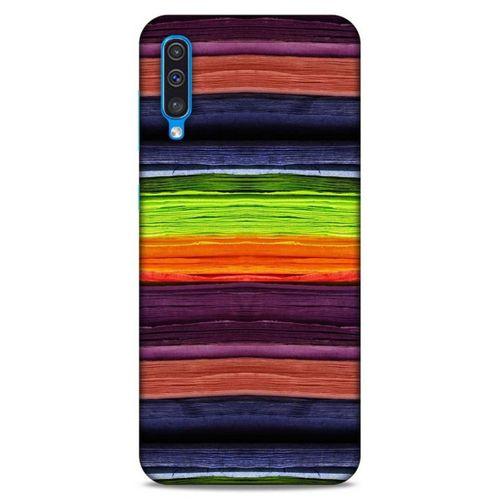 Lopard Samsung Galaxy A50 Uyumlu Kılıf Wood'X (27) Tasarımlı Kılıf Baskılı