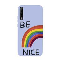 Huawei Psmart Pro Be Nice Premium Silikonlu Telefon Kılıfı