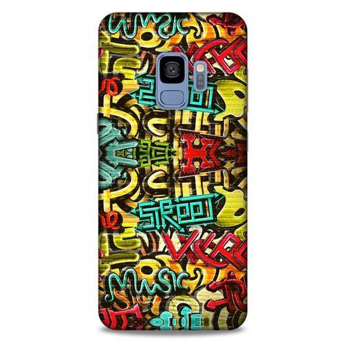 Graffitix (26) Desenli Silikon Kapak Samsung Galaxy S9 Kılıf