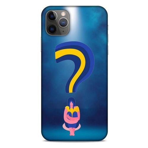 Apple Iphone 11 Pro Max Kılıf Depresyon (12) Koruyucu Silikon Kırmızı Bordo