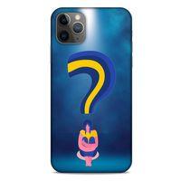 Apple Iphone 11 Pro Max Kılıf Depresyon (12) Koruyucu Silikon Kırmızı Bordo