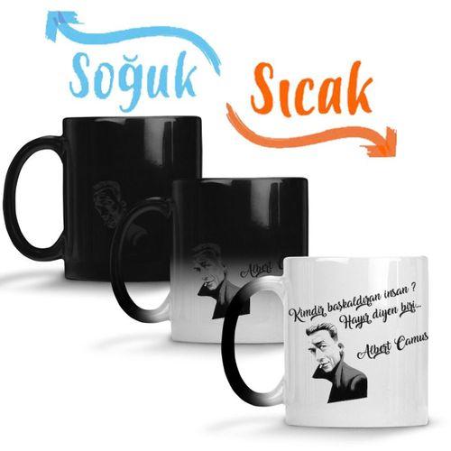 Albert Camus Sihirli Kupa Bardak Porselen