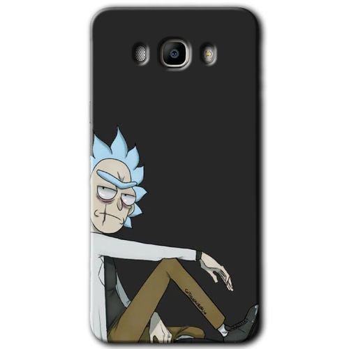 Galaxy J7 2016 Kılıf HD Desen Baskılı Arka Kapak - Rick