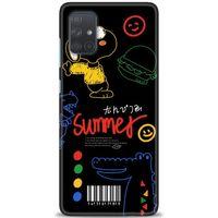 Samsung Galaxy A51 Kılıf HD Baskılı Kılıf - Summer + Tam Ekran Koruyucu