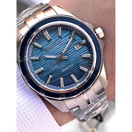 Quantum Sapphire Cizilmez Cam Çelik Kordon 2 Yıl Garantili 10 Atm Erkek Kol Saat EDG.1211.390