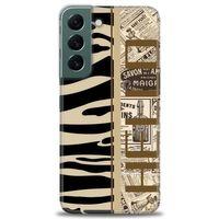 Samsung Galaxy S22 Kılıf HD Baskılı Kılıf - Hello + Tam Ekran Koruyucu