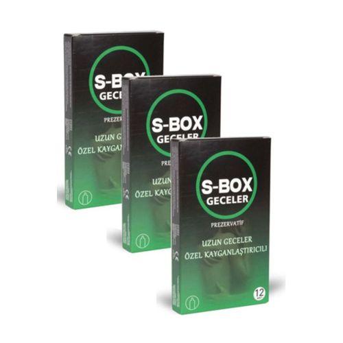 Geceler 12'lik Paket Latex Kondom Prezervatif 36 Adet 3 Paket