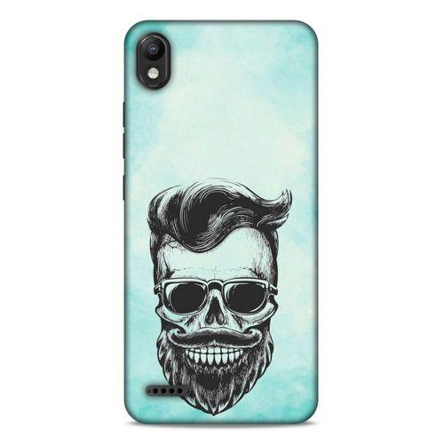 Lopard LG K20 2019 Uyumlu Kılıf Tattoo's (25) Antişok Kapak Mustache