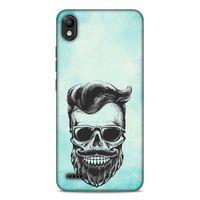 Lopard LG K20 2019 Uyumlu Kılıf Tattoo's (25) Antişok Kapak Mustache