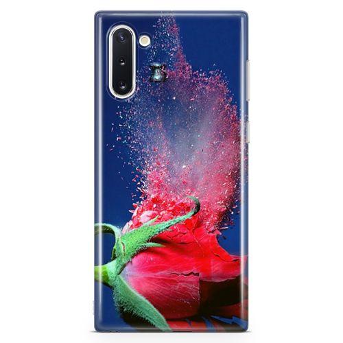 Samsung Galaxy Note 10 Kılıf Gül Kırıkları Arka Kapak Koruma Desenli Full Koruyucu