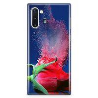 Samsung Galaxy Note 10 Kılıf Gül Kırıkları Arka Kapak Koruma Desenli Full Koruyucu