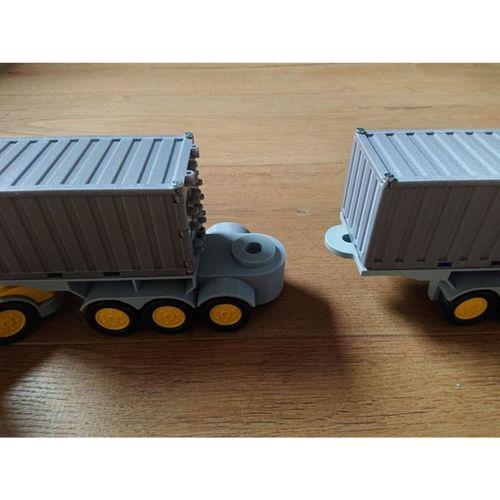 Duplo B Çift Römork Çekici (Bu ürün Sadece Plastik parçadır - Almadan Önce Soru Sorabilirsiniz)