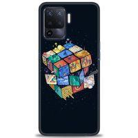 Oppo Reno 5 Lite Kılıf HD Baskılı Kılıf - Küplerdeki İnsanlar + Tam Ekran Koruyucu