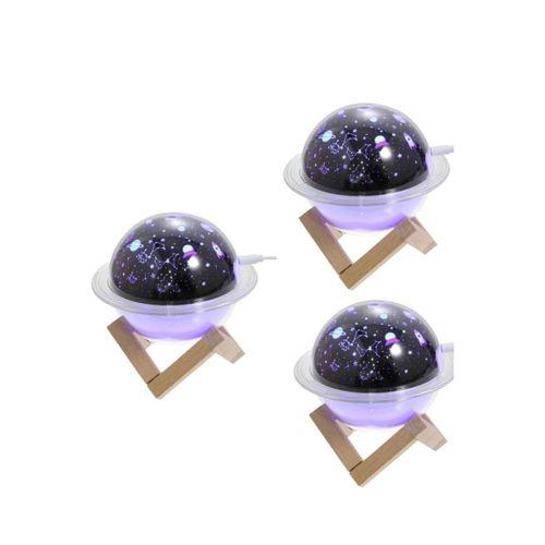 Hava Nemlendirici Led Işıklı Gece Lambası Yıldız Görünümlü Renk Değiştiren