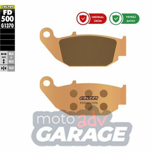 Galfer Honda Crf 250 Rally Arka Fren Balatası Sinterli FD500G1370