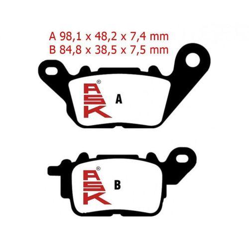 YAMAHA Yamaha Nmax 125-155 Ön Fren Disk Balatası Sfa694 Ask