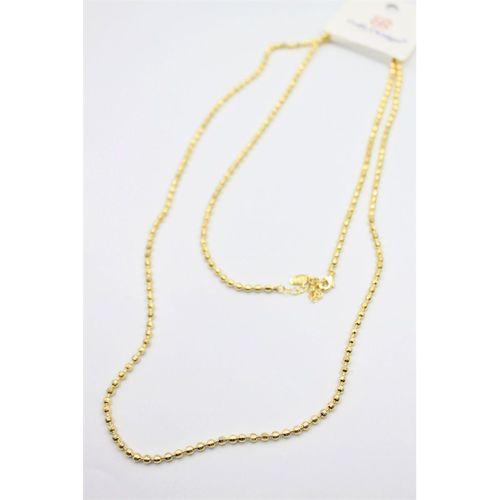 Dorika Zincir Kolye- 90 cm - Altın
