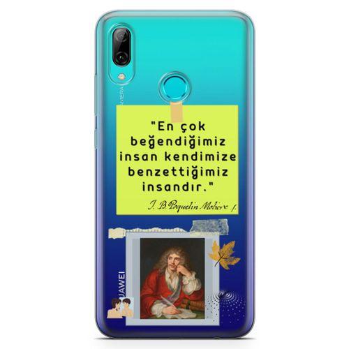 Huawei Y7 2019 Kılıf Caps Moliere Arka Kapak Koruma Desenli Full Koruyucu