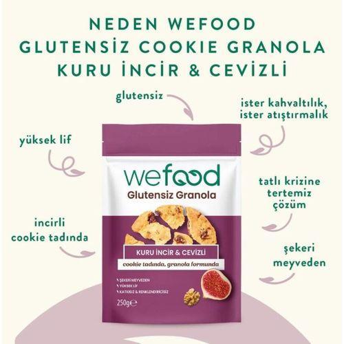 Wefood Wefood Glutensiz Granola Kuru İncir ve Cevizli 250 Gr
