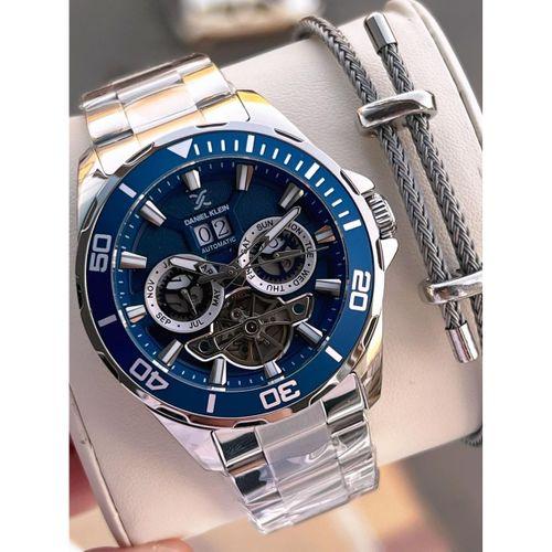 Daniel Klein Otomatik Mekanizma Takvimli Kadran Kadranlı 2 Yıl Garantili Erkek Kol Saati OTM.13754.6