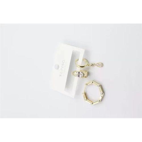 3'lü Xuping Küpe - Altın