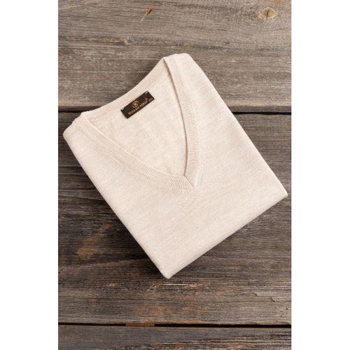 V Yaka Battal (Büyük Boy) Yünlü Kolsuz Triko Süveter