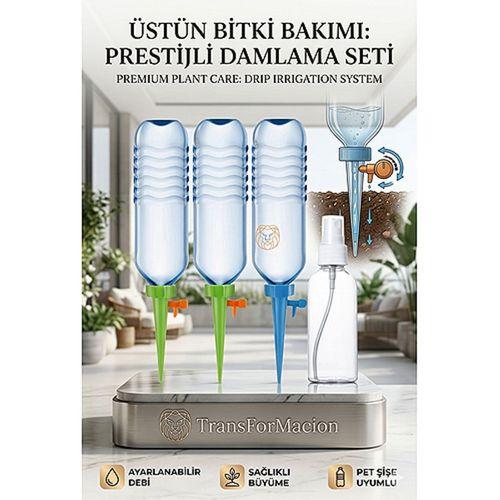 Çiçek Damlama Sulama Şişe Aparat Seti 3 Şişe 714002