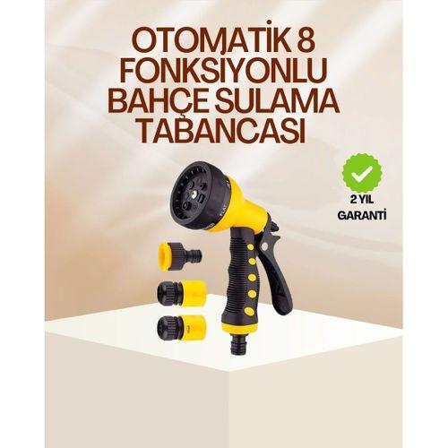 8 Fonksiyonlu Bahçe Sulama Tabancası Seti Çok Amaçlı Hortum Ucu