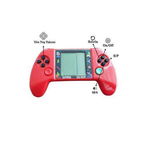 Taşınabilir Tetris Oyun Konsolu Renkli Retro Oyun Aleti Çocuklar İçin Eğlenceli Mini Konsol