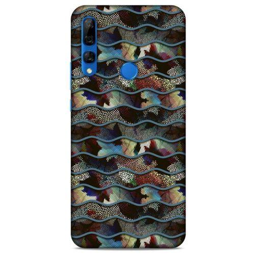 Huawei Y9 Prime 2019 Kılıf Baskılı Özel Seri Taşlı (34) Slim Armor Kılıf