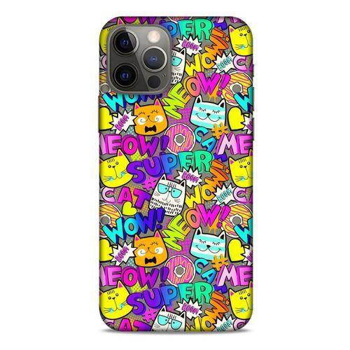 Graffitix (12) Desenli Silikon Kapak Apple iPhone 12 Pro Kılıf
