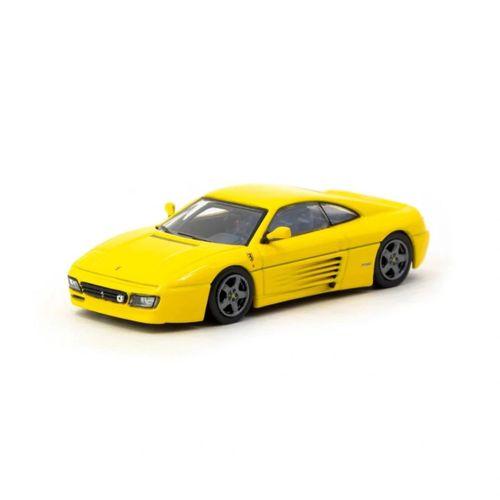 Eğitici Oyuncak Tarmac Works X iXO Models 1/64 Ferrari 348 Challenge Yellow
