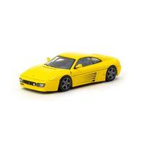 Eğitici Oyuncak Tarmac Works X iXO Models 1/64 Ferrari 348 Challenge Yellow