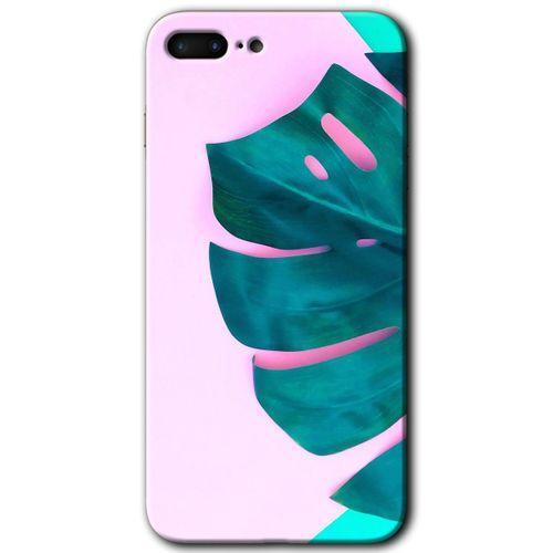 iPhone 7 Plus Kılıf HD Desen Baskılı Arka Kapak - 3D Yaprak