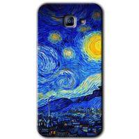 Samsung Galaxy A8 2016 Kılıf HD Desen Baskılı Arka Kapak - Starry Night