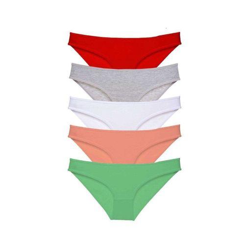 5 Adet Süper Eko Set Likralı Kadın Slip Külot 518