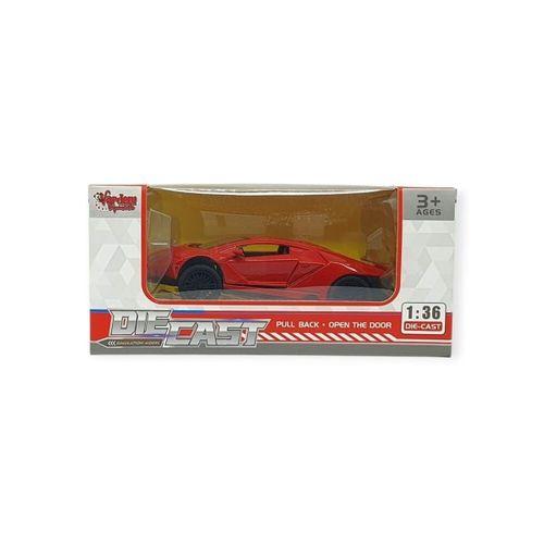 Çek Bırak Metal Arabalar 13 cm - SR2213- Kırmızı